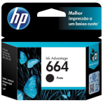 CARTUCHO HP ORIGINAL 664 PRETO