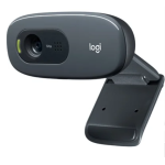 Webcam Logitech C270, HD 720p com Microfone Embutido e 3 MP para Chamadas e Gravações em Vídeo Widescreen