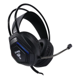 Fone de Ouvido Gamer Stereo Microfone Omnidirecional Cabo 2m Headset Clanm CL-HJ507 Preto