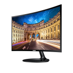 Monitor Curvo Samsung 24" FHD, HDMI, VGA, Freesync, Preto