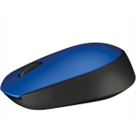 MOUSE WIRELESS SEM FIO MINI USB ÓPTICO LOGITECH M170 | AZUL