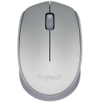 MOUSE WIRELESS SEM FIO MINI USB ÓPTICO LOGITECH M170 | PRATA