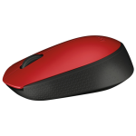 MOUSE WIRELESS SEM FIO MINI USB ÓPTICO LOGITECH M170 | VERMELHO