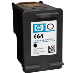 RECARGA HP664 PRETO